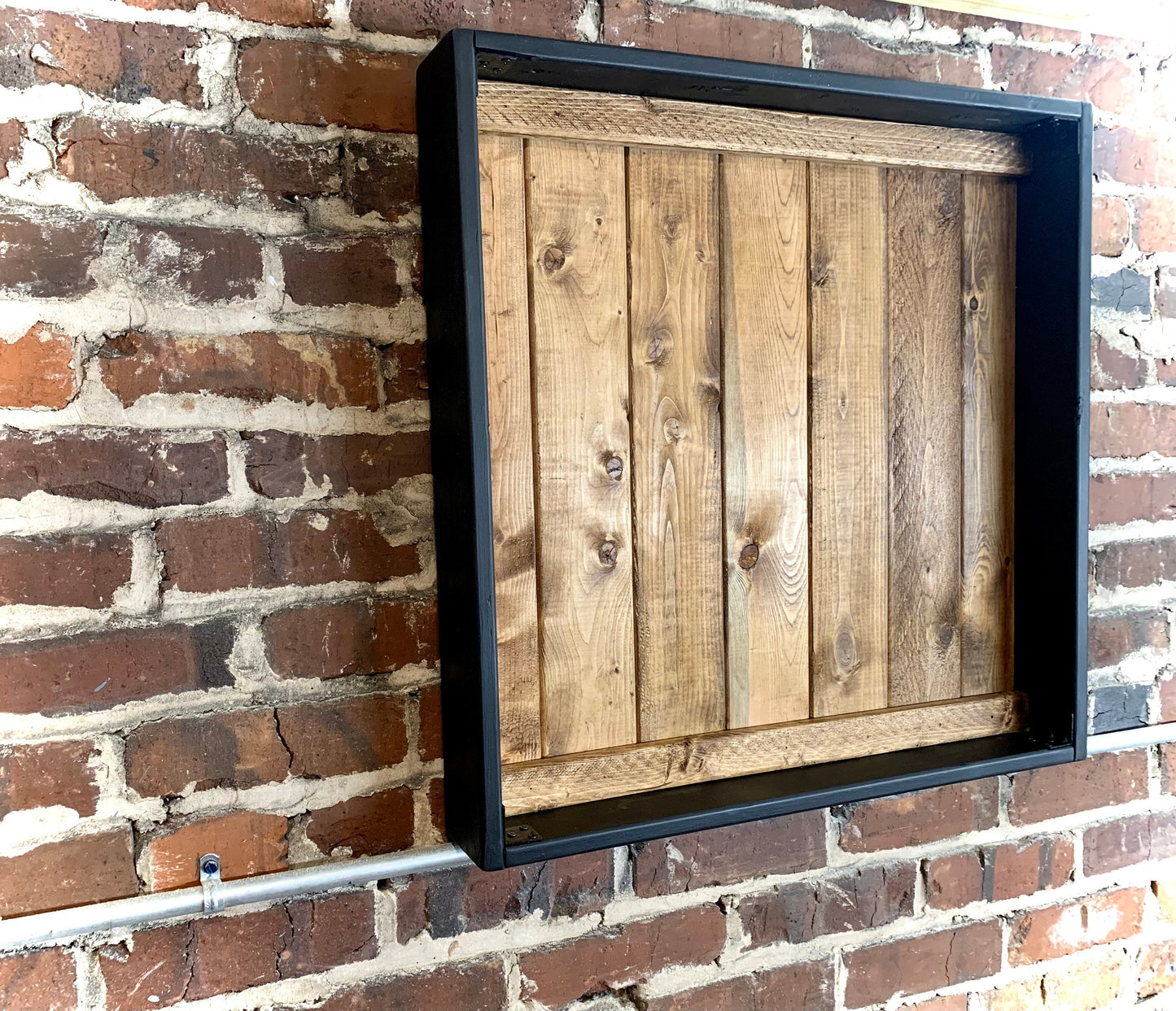 Rustic Dartboard Cabinet - 24”x24” - Rustic Cabinet - Game Room / Man Cave Art - Wall Decor - Cabinet