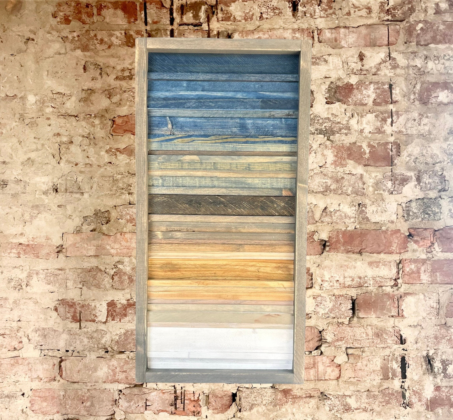Rustic Electrical Panel Cover - Rustic Navy Coastal Art Design- Custom Sizes Available -Breaker Box Panel Cover - Wall Decor - Modern art