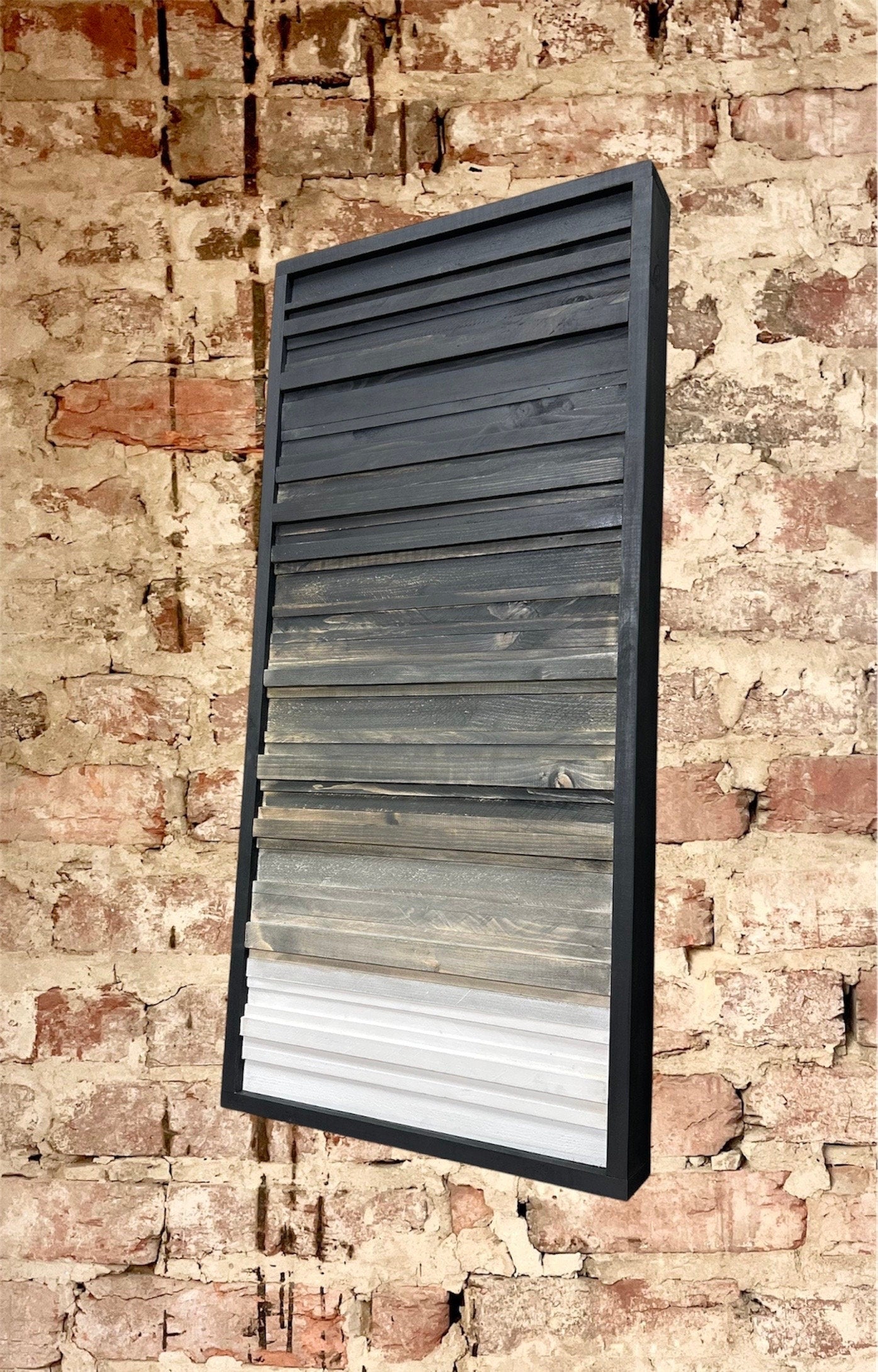 Rustic Electrical Panel Cover - Rustic Black ombré Art Design- Custom Sizes Available -Breaker Box Panel Cover - Wall Decor - Modern art