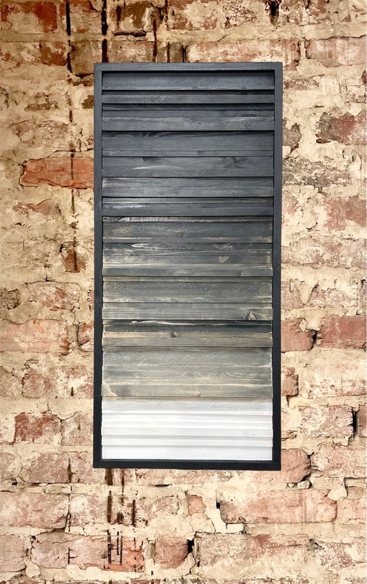 Rustic Electrical Panel Cover - Rustic Black ombré Art Design- Custom Sizes Available -Breaker Box Panel Cover - Wall Decor - Modern art