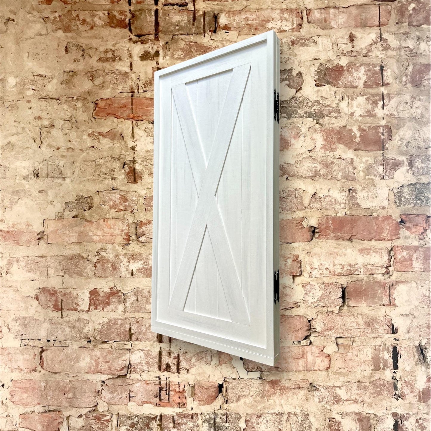 Rustic Electrical Panel Cover - Barn Door Art Design- Custom Sizes Available -Breaker Box Panel Cover - Wall Decor - Modern art