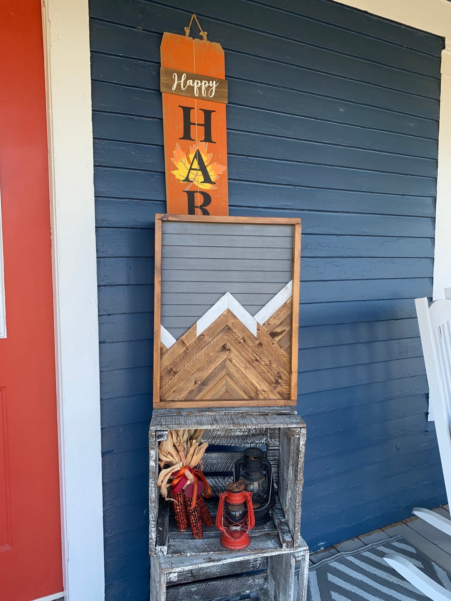 Rustic Mountain Cabinet 17”x20”or24”x18”- (Single Door) Gray Mountain Art-Bathroom Cabinet-Medicine Cabinet-Liquor Cabinet - Rustic Cabinet